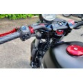 CNC Racing Billet Steering head nut and cap for Moto Guzzi